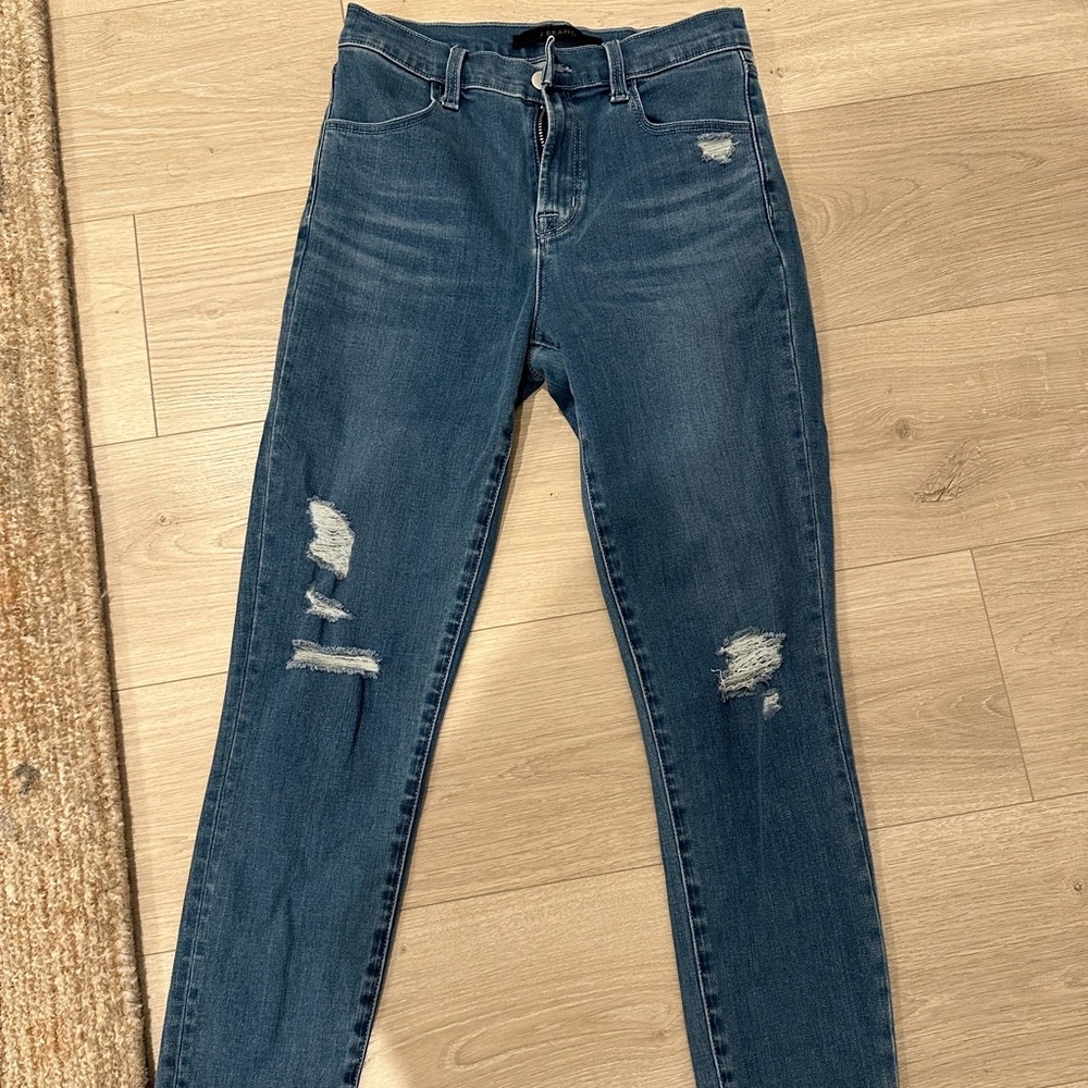 J Brand Alana High Rise Crop Skinny Size 26